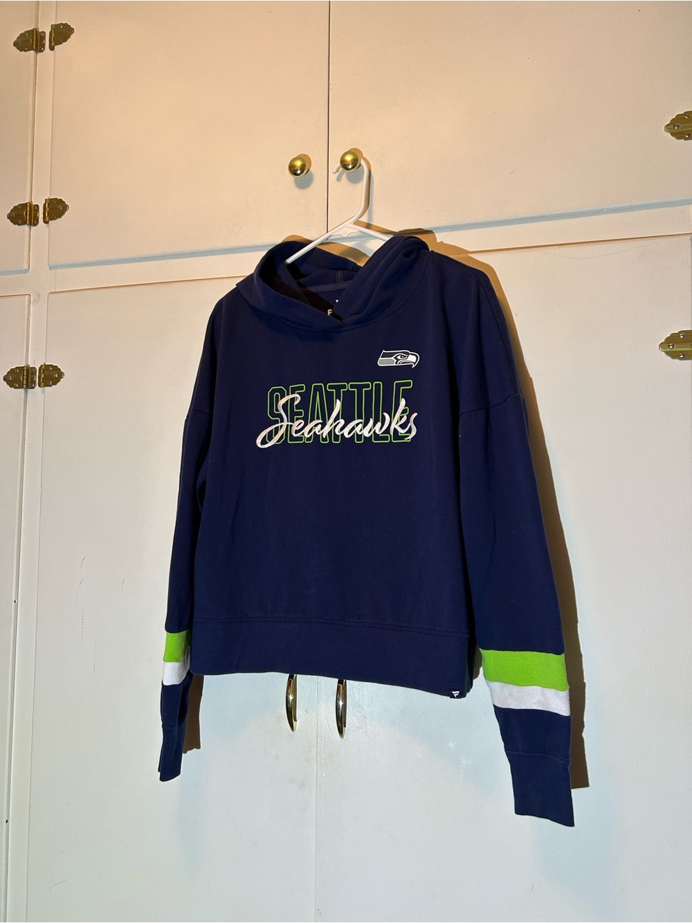 Navy Pullover Hoodie - Women